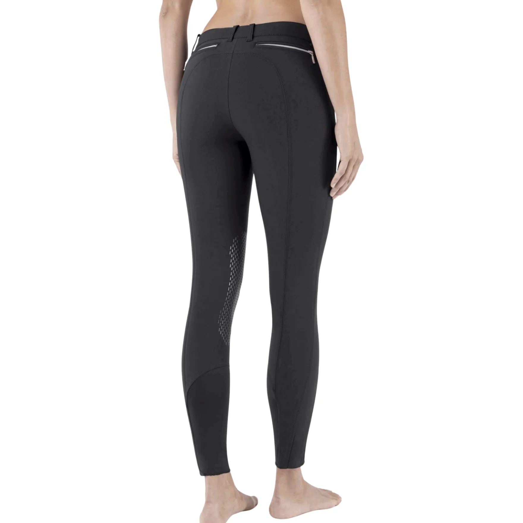 Reithose Damen Ash, Kniebesatz, Knee-Grip