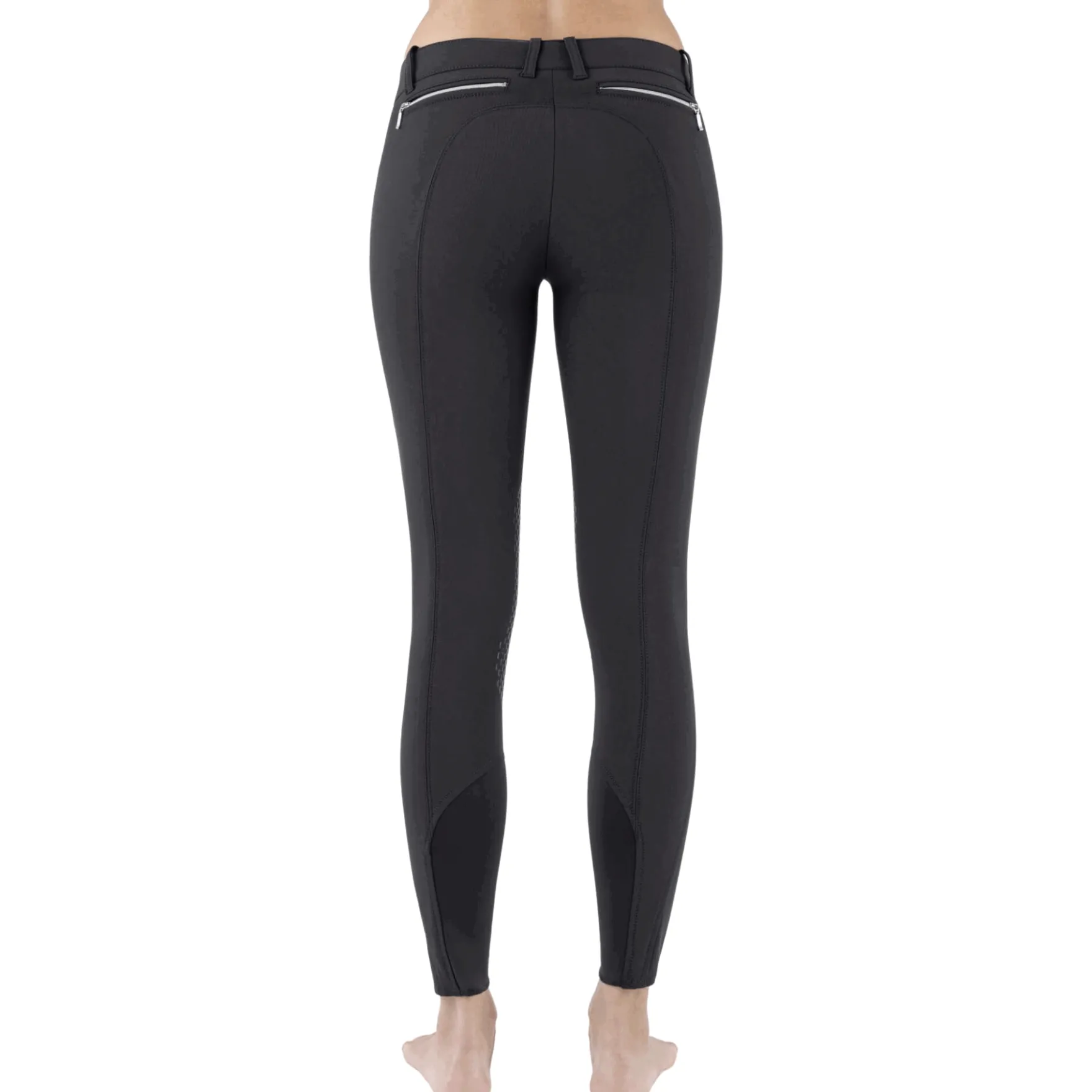 Reithose Damen Ash, Kniebesatz, Knee-Grip