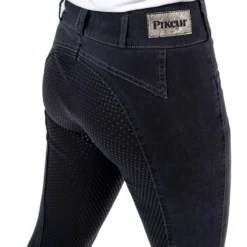 Reithose Damen Candela Jeans DuraGrip, Vollbesatz, Full-Grip