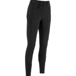 Reithose Damen Ceelina Gridtexleather HW26, Vollbesatz, Full-Grip, High-Waist