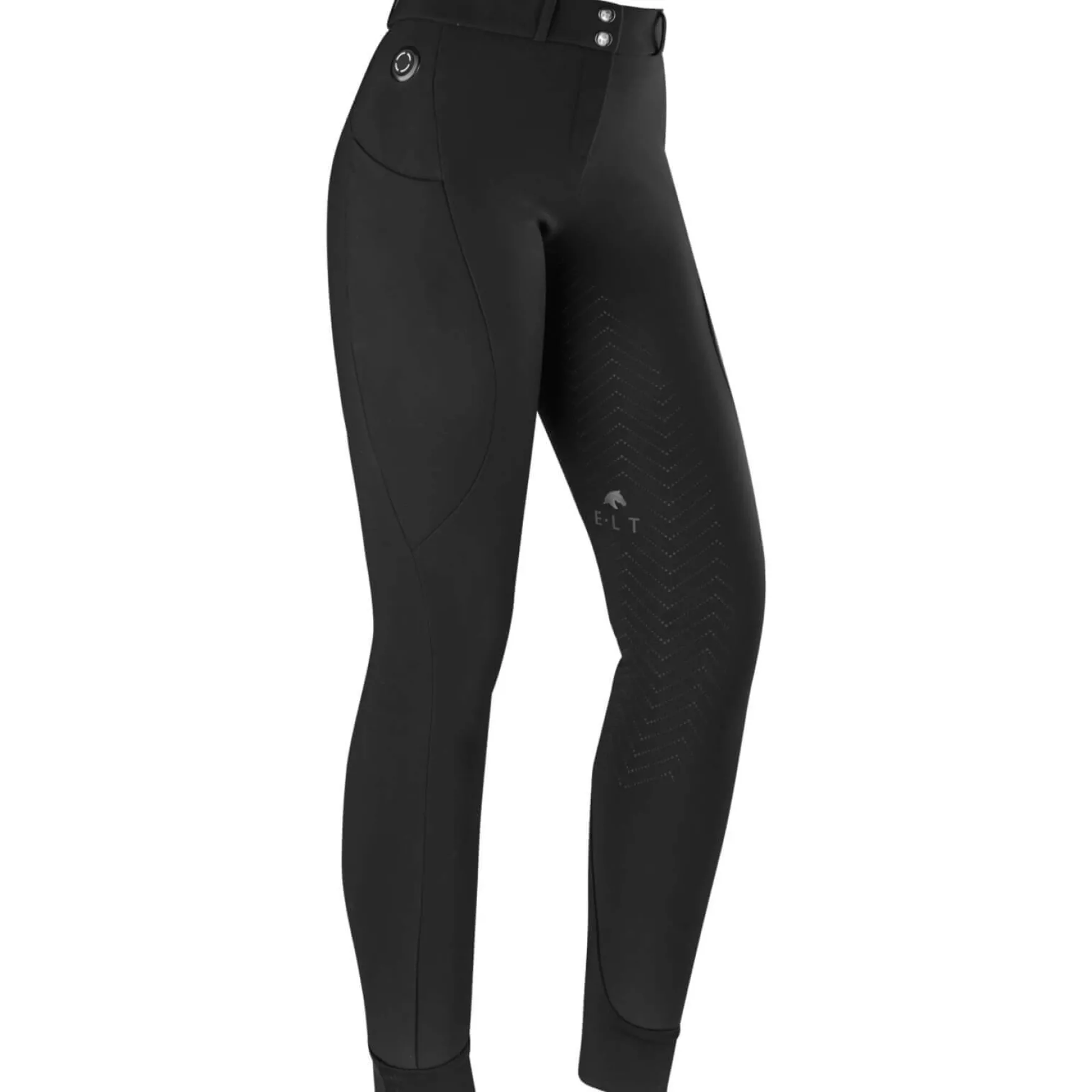 Reithose Damen Comfort Heat, Vollbesatz, Full-Grip, High Waist, beheizbar