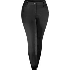 Reithose Damen Dahlia Silikon, Vollbesatz, Full-Grip, curvy