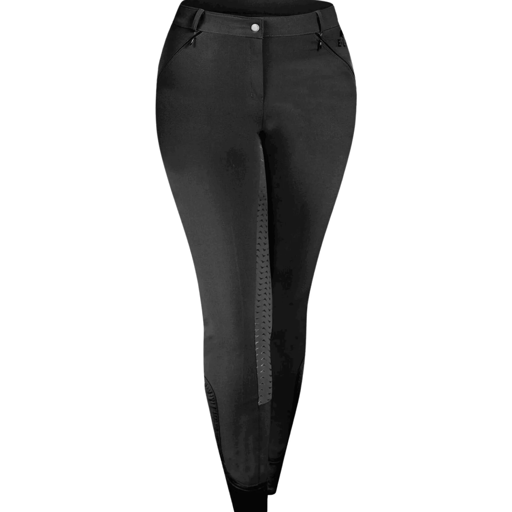 Reithose Damen Dahlia Silikon, Vollbesatz, Full-Grip, curvy