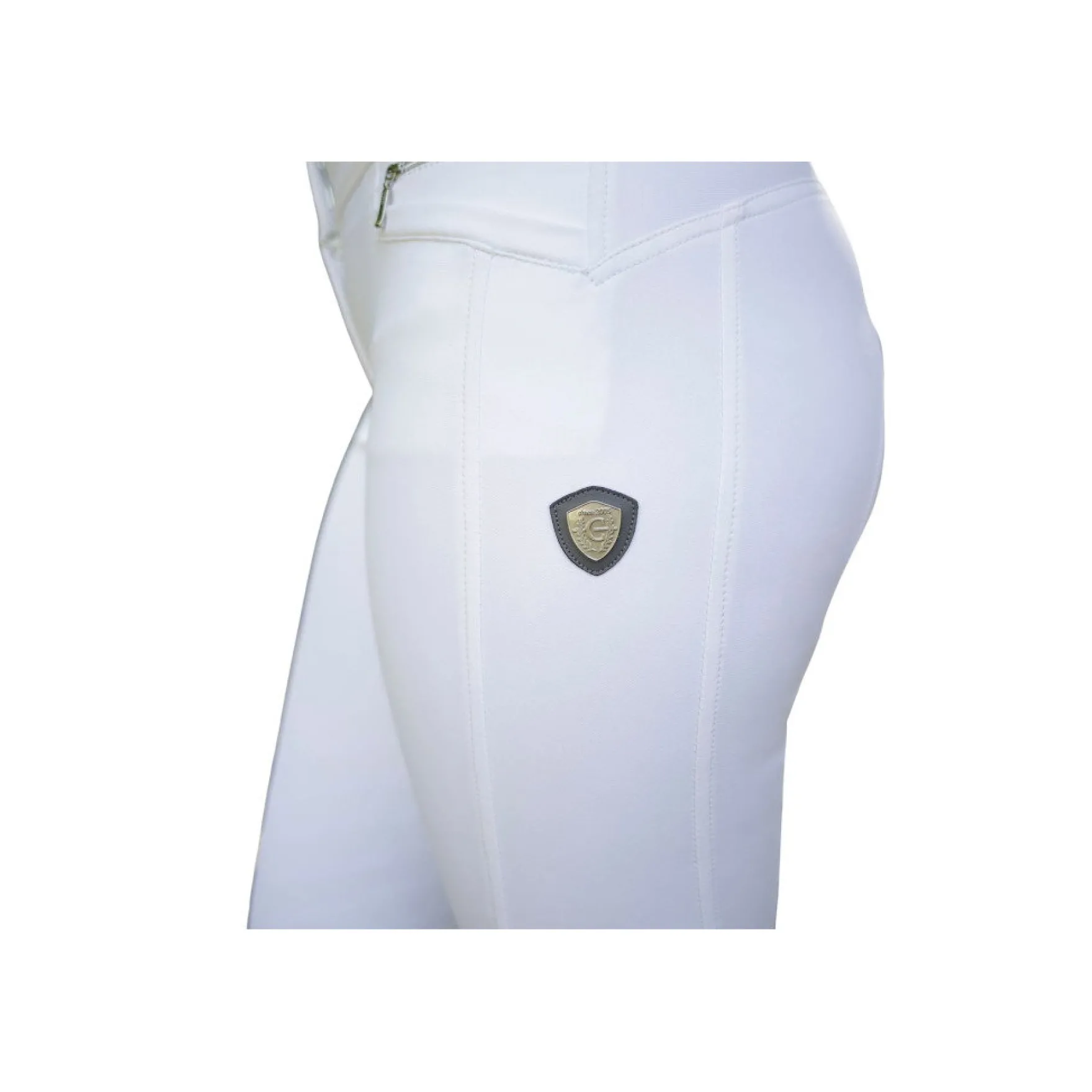 Reithose Damen Detroit, Vollbesatz, Full-Grip, High Waist