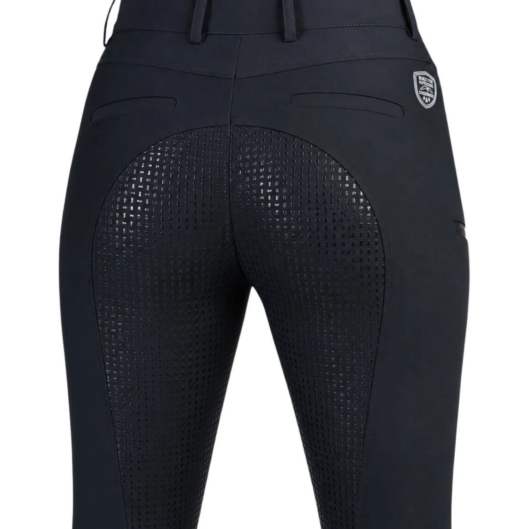 Reithose Damen Dry Ride Classic, Vollbesatz, Full-Grip, Winterreithose, wasserdicht