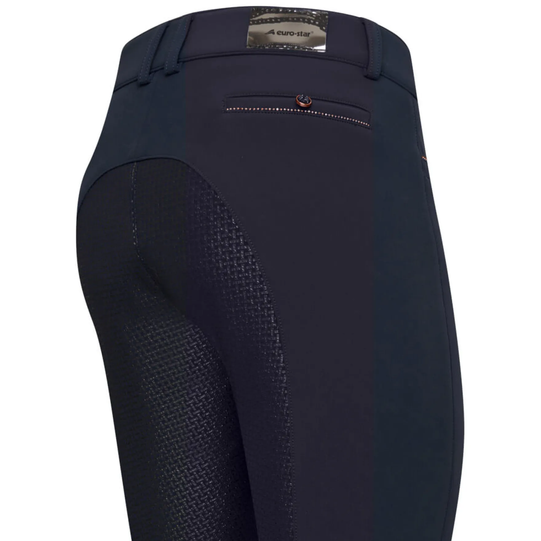 Reithose Damen ESArielle Snow HW22, Vollbesatz, Full-Grip Winterreithose, Softshell