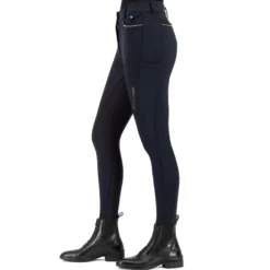 Reithose Damen ESArielle, Vollbesatz, Grip Connect, Winterreithose
