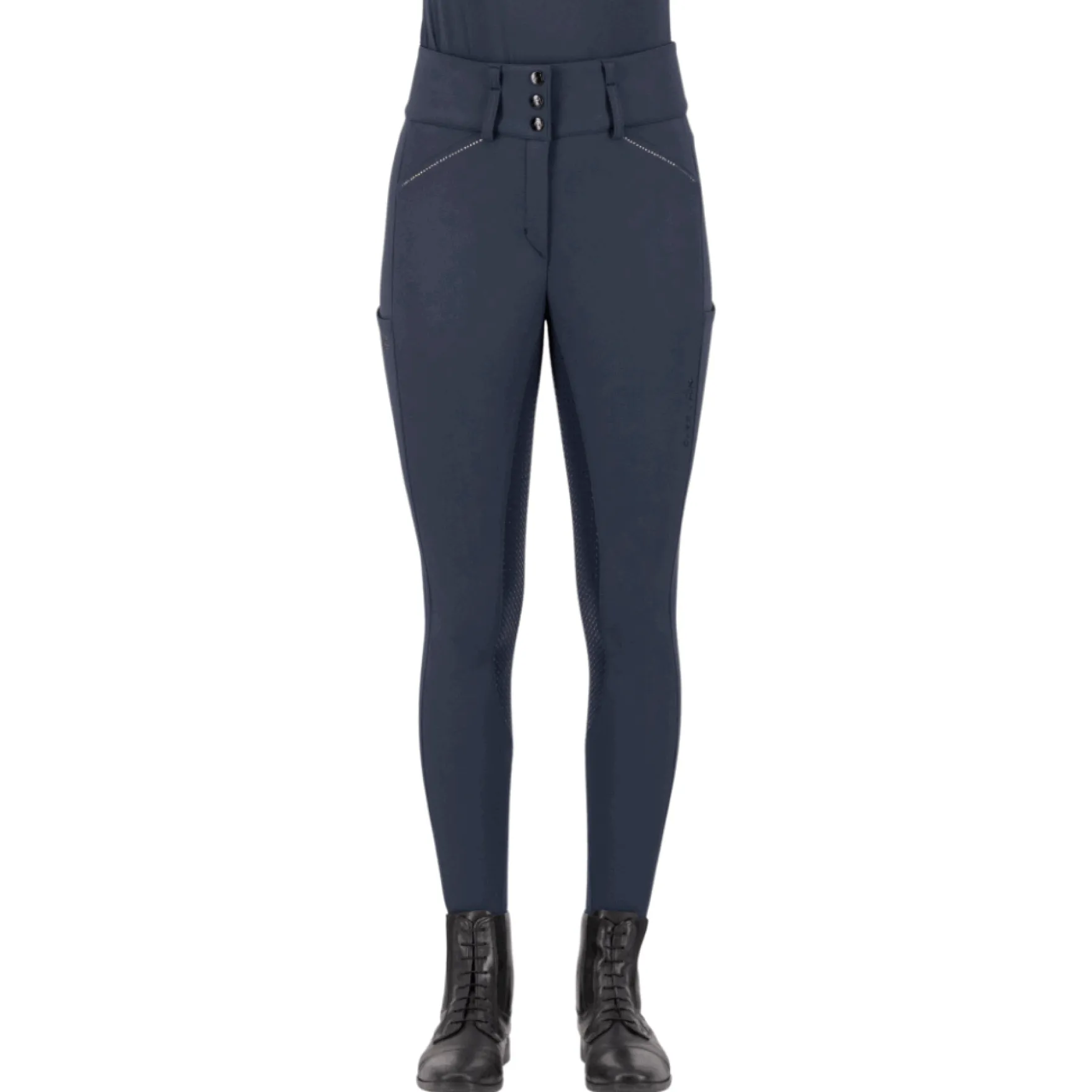 Reithose Damen ESAurelia Diamond HW24, Vollbesatz, Full-Grip