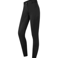 Reithose Damen Essential, Thermoreithose, Vollbesatz, Full-Grip