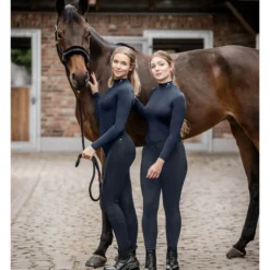Reithose Damen Essential, Vollbesatz, Full-Grip
