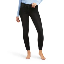Reithose Damen Halo Denim FS FS22, Vollbesatz. Full-Grip