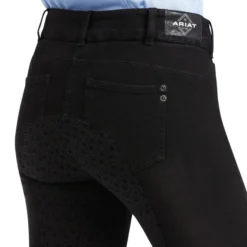 Reithose Damen Halo Denim FS FS22, Vollbesatz. Full-Grip