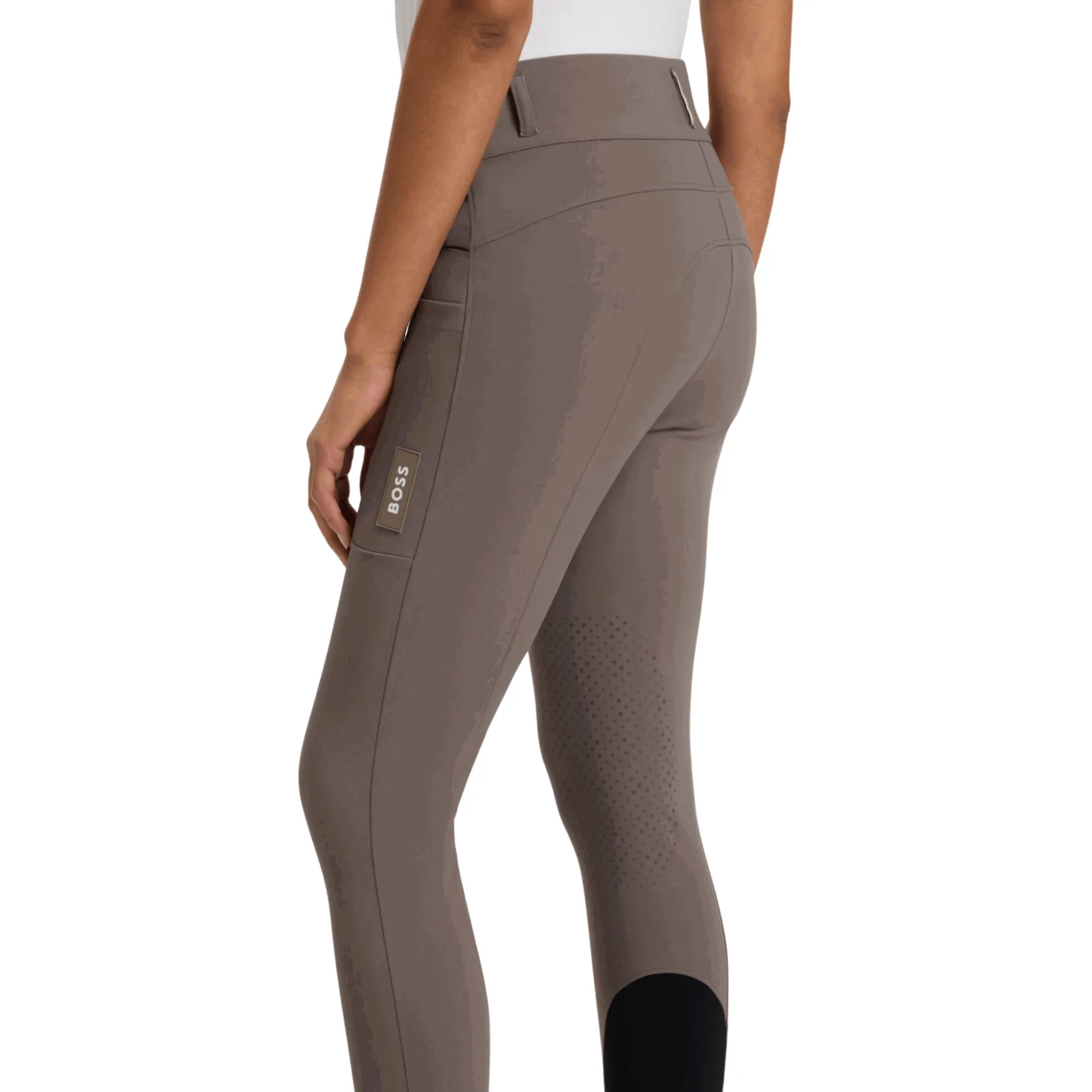 Reithose Damen Hannah FS26, Kniebesatz, Knie-Grip, High Waist