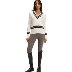 Reithose Damen Hannah FS26, Kniebesatz, Knie-Grip, High Waist