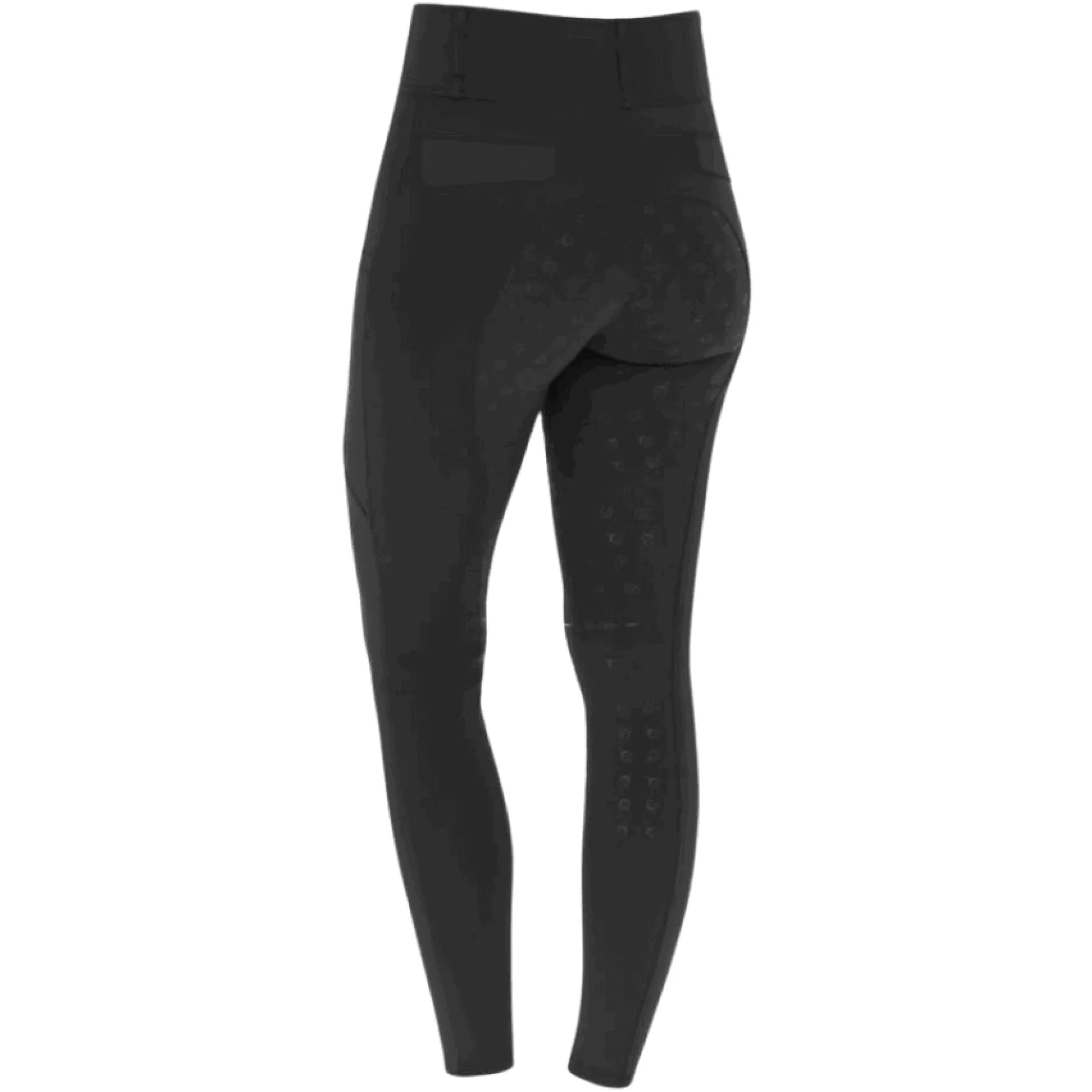 Reithose Damen High Waist, Vollbesatz, Full-Grip