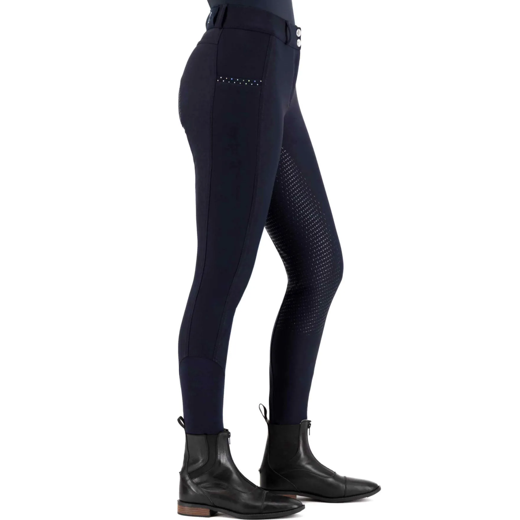 Reithose Damen HVPMiranda FS24, Vollbesatz, Full-Grip, Softshell