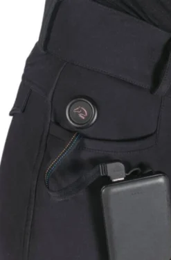 Reithose Damen Keep Warm Style, Vollbesatz, Full-Grip, beheizbar