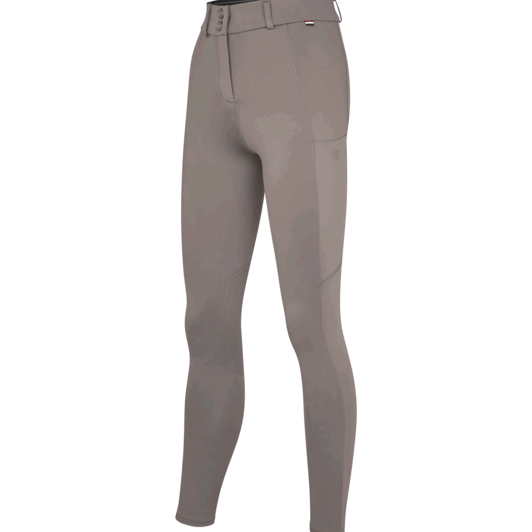 Reithose Damen KLKaya H-Shape FS26, Kniebesatz, Knee-Grip, Kompressionsreithose