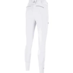 Reithose Damen Laure FlexTec Leather, Vollbesatz, Kunstleder-Besatz
