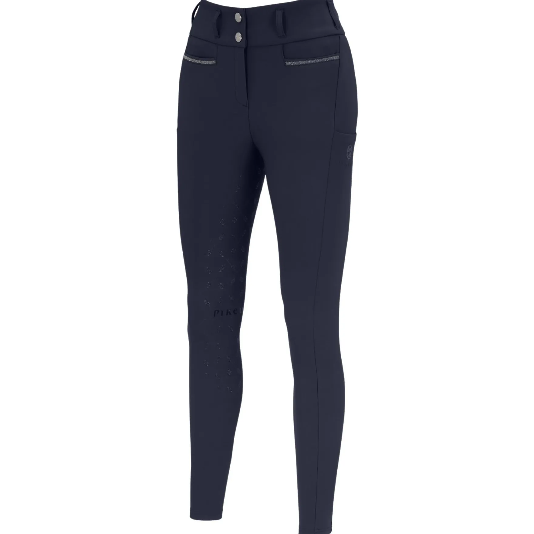 Reithose Damen Linnett Griptec So HW26, Vollbesatz, Full-Grip, High-Waist, Winterreithose