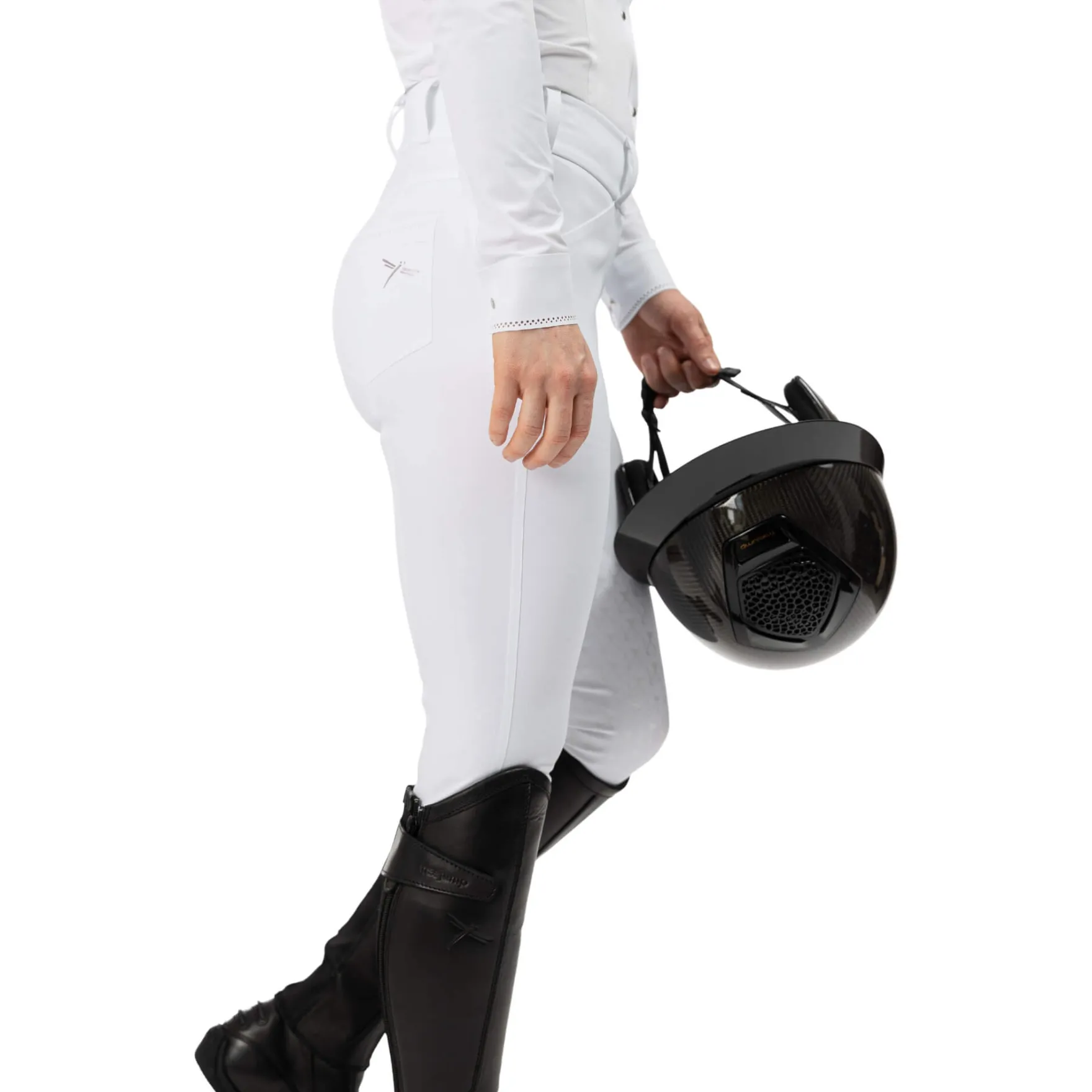 Reithose Damen Mary, Kniebesatz, Knee-Grip