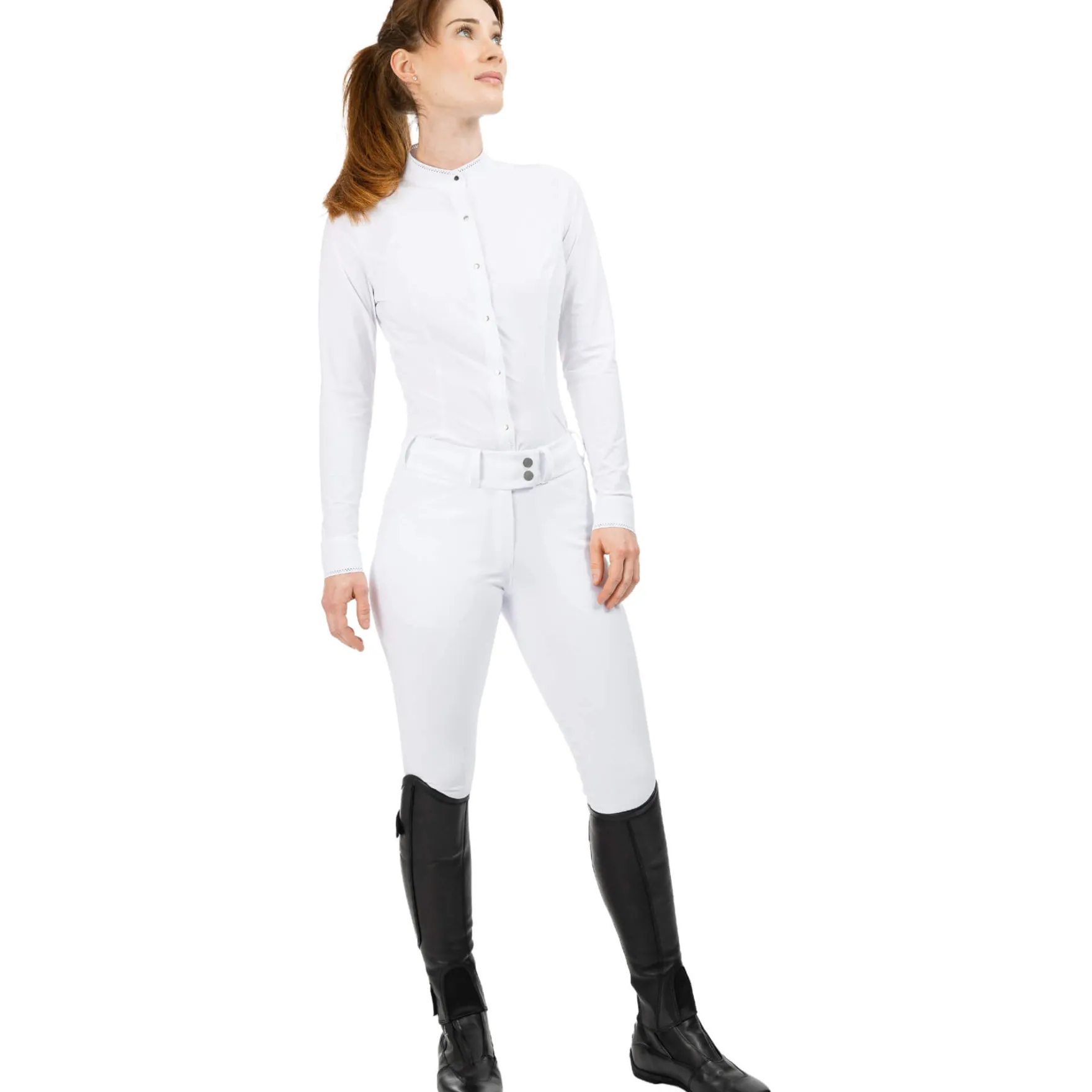 Reithose Damen Mary, Kniebesatz, Knee-Grip
