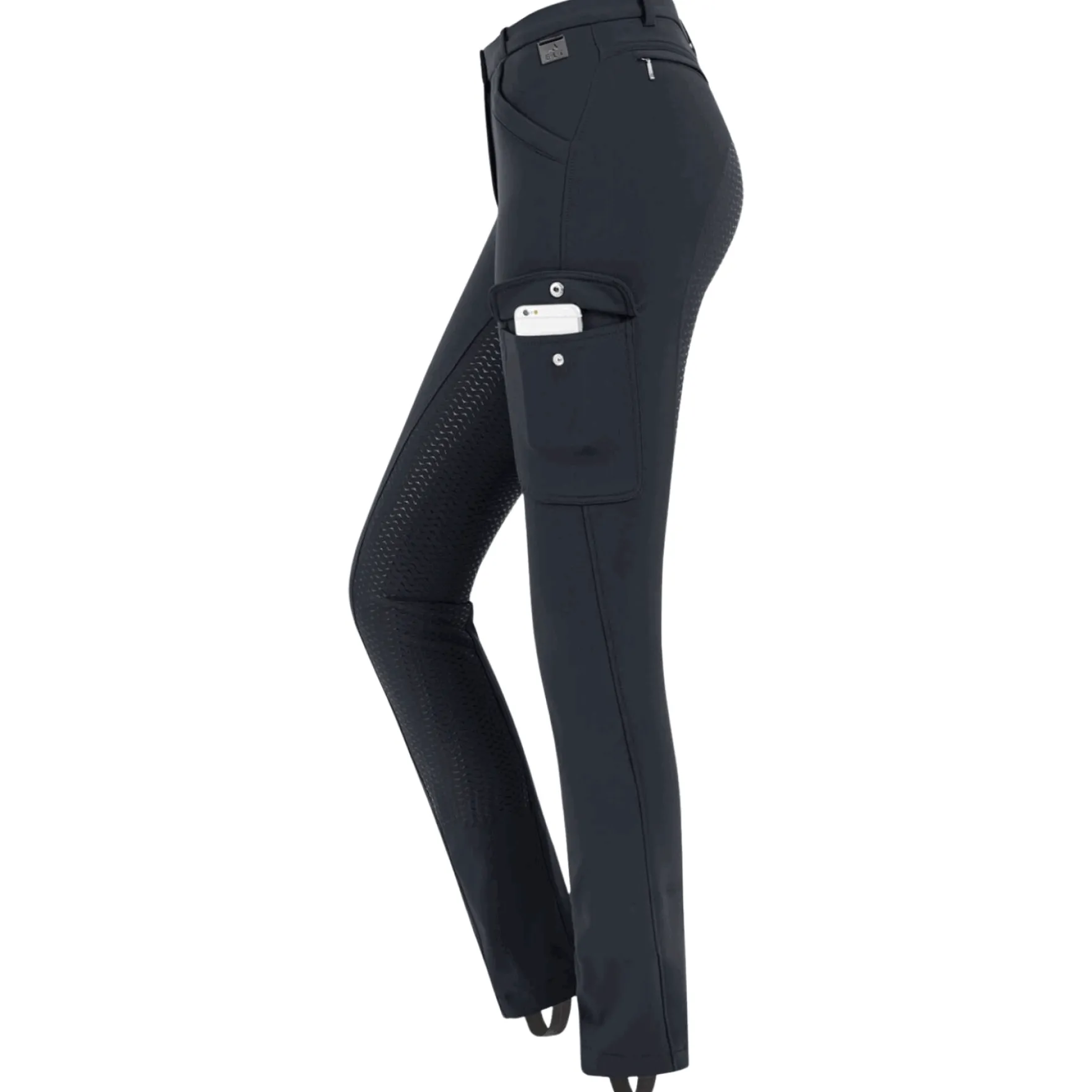 Reithose Damen Micro Cargo, Jodhpur, Vollbesatz, Full-Grip
