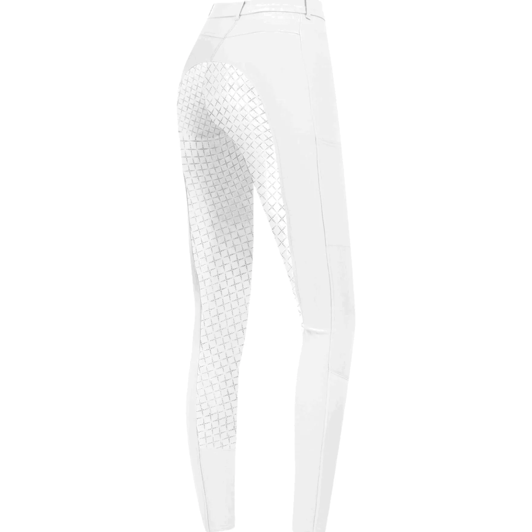 Reithose Damen Micro Sport Silikon, Vollbesatz, Full-Grip