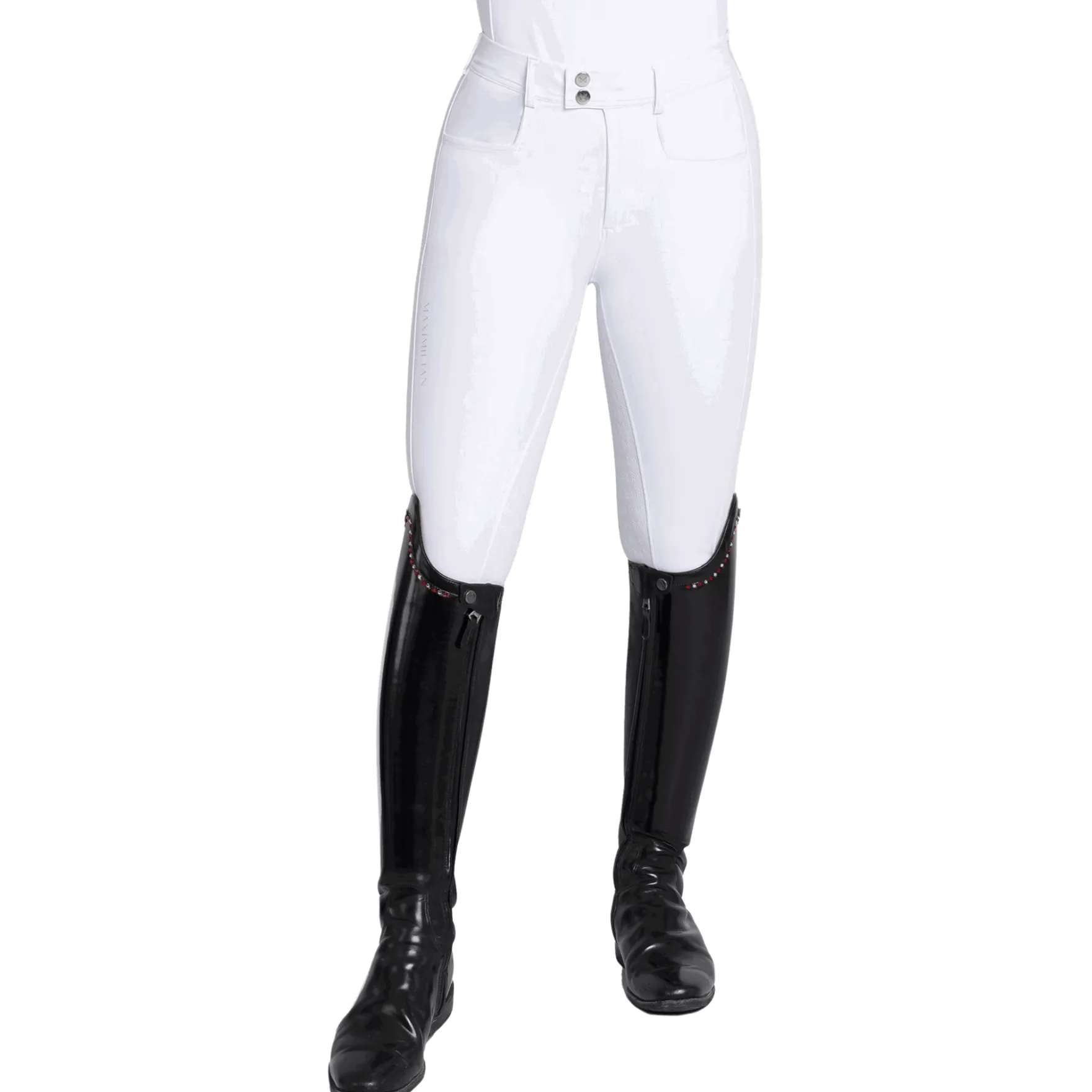 Reithose Damen Reflection, Vollbesatz, Full-Grip