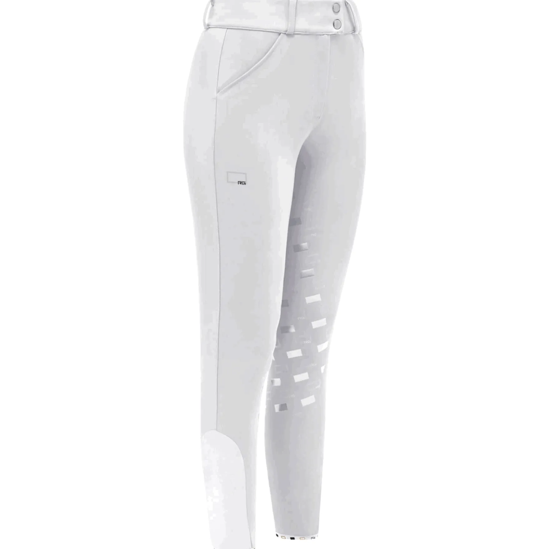 Reithose Damen RG High Waist, Vollbesatz, Full-Grip