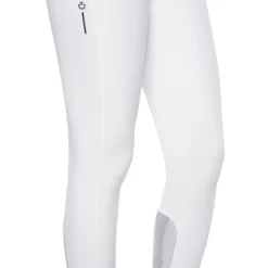 Reithose Damen RS Regular Waist, Kniebesatz, integrierter Grip