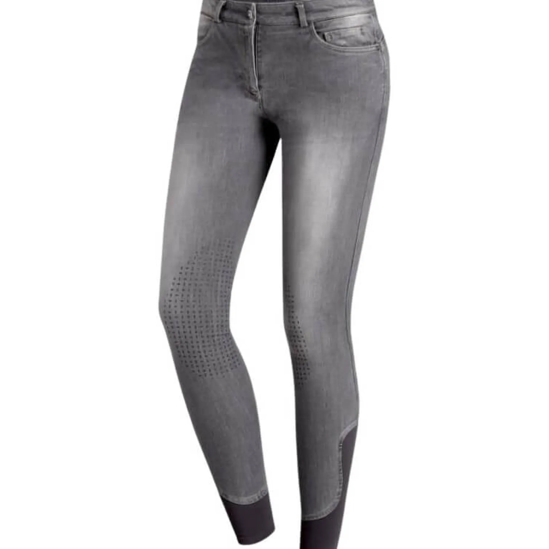Reithose Damen Summer SPLyra Jeans, Jeansreithose, Kniebesatz, Knee-Grip