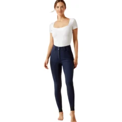 Reithose Damen Tri Factor Frost 2.0, Vollbesatz, Full-Grip, Winterreithose