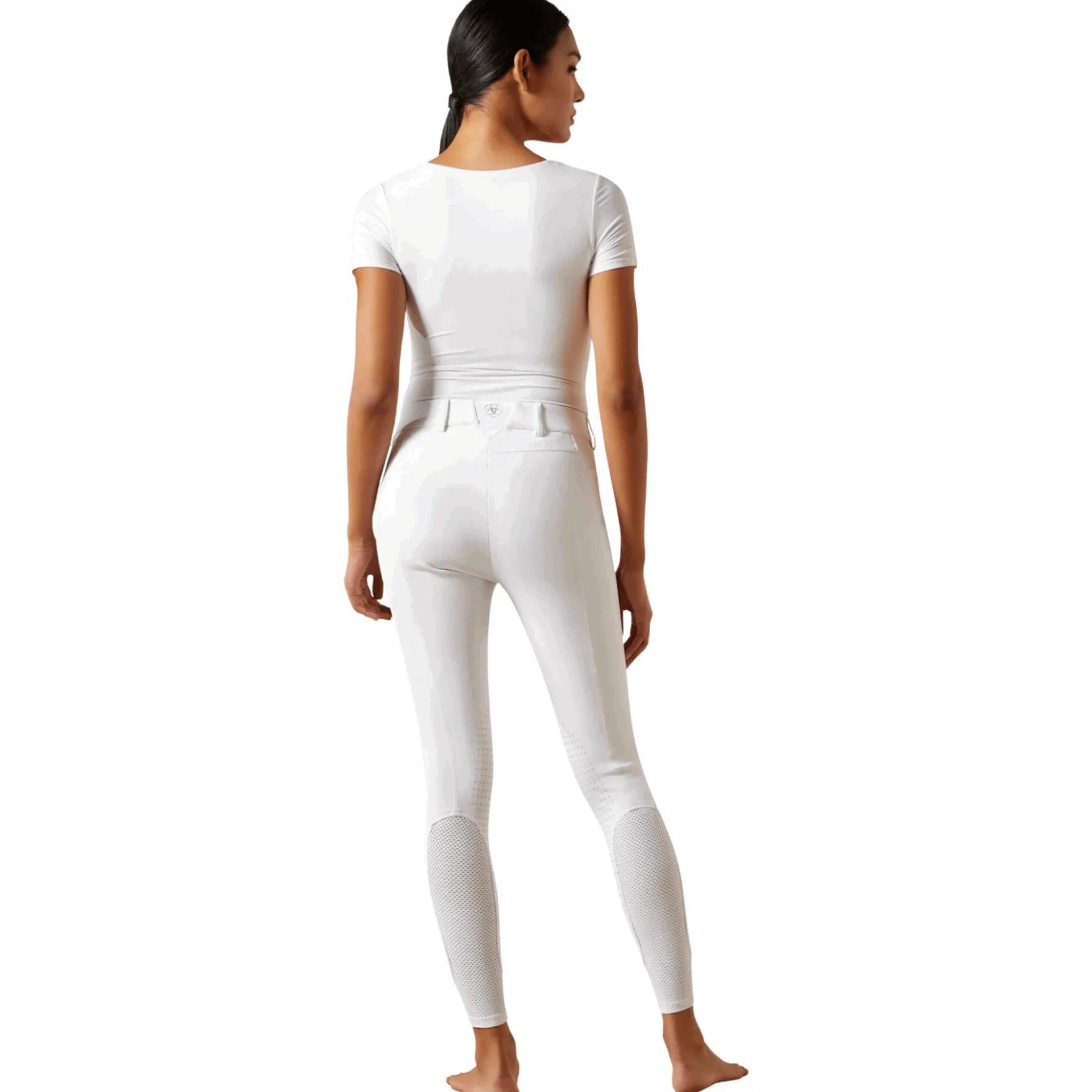 Reithose Damen Tri Factor NT, Kniebesatz, Knee-Grip