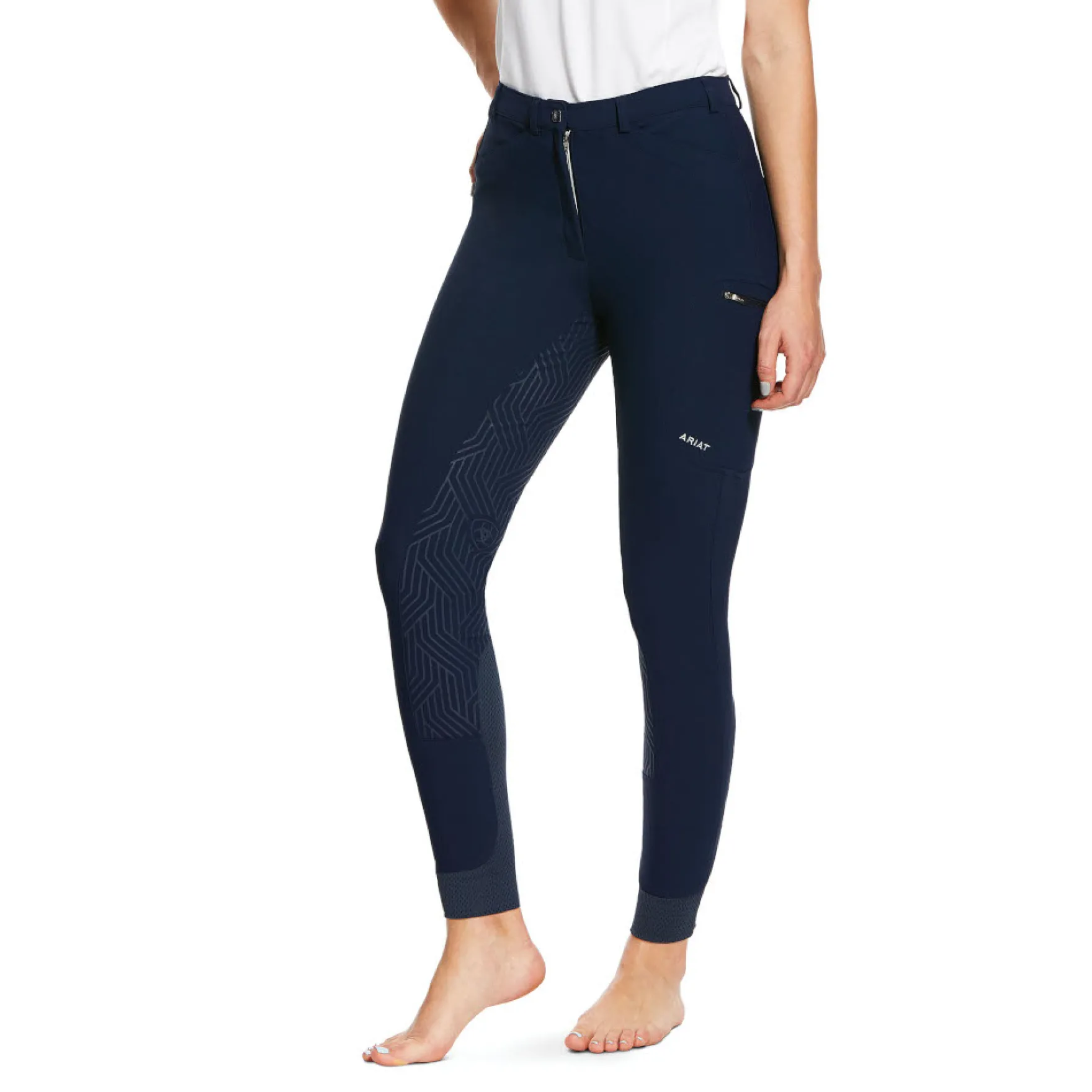 Reithose Damen Triton Grip, Vollbesatz, Full-Grip