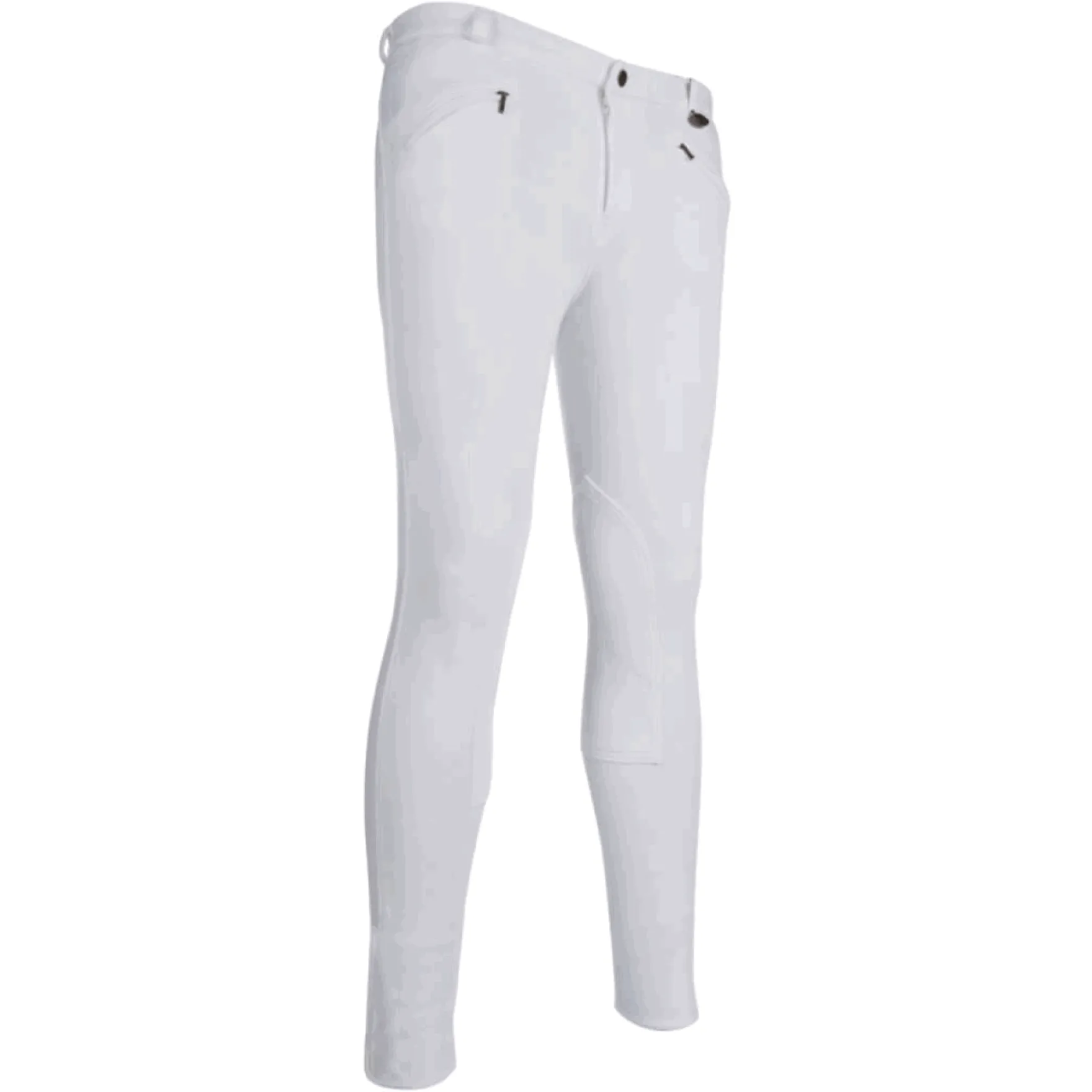 Reithose Herren Basic, Kniebesatz, Stoff