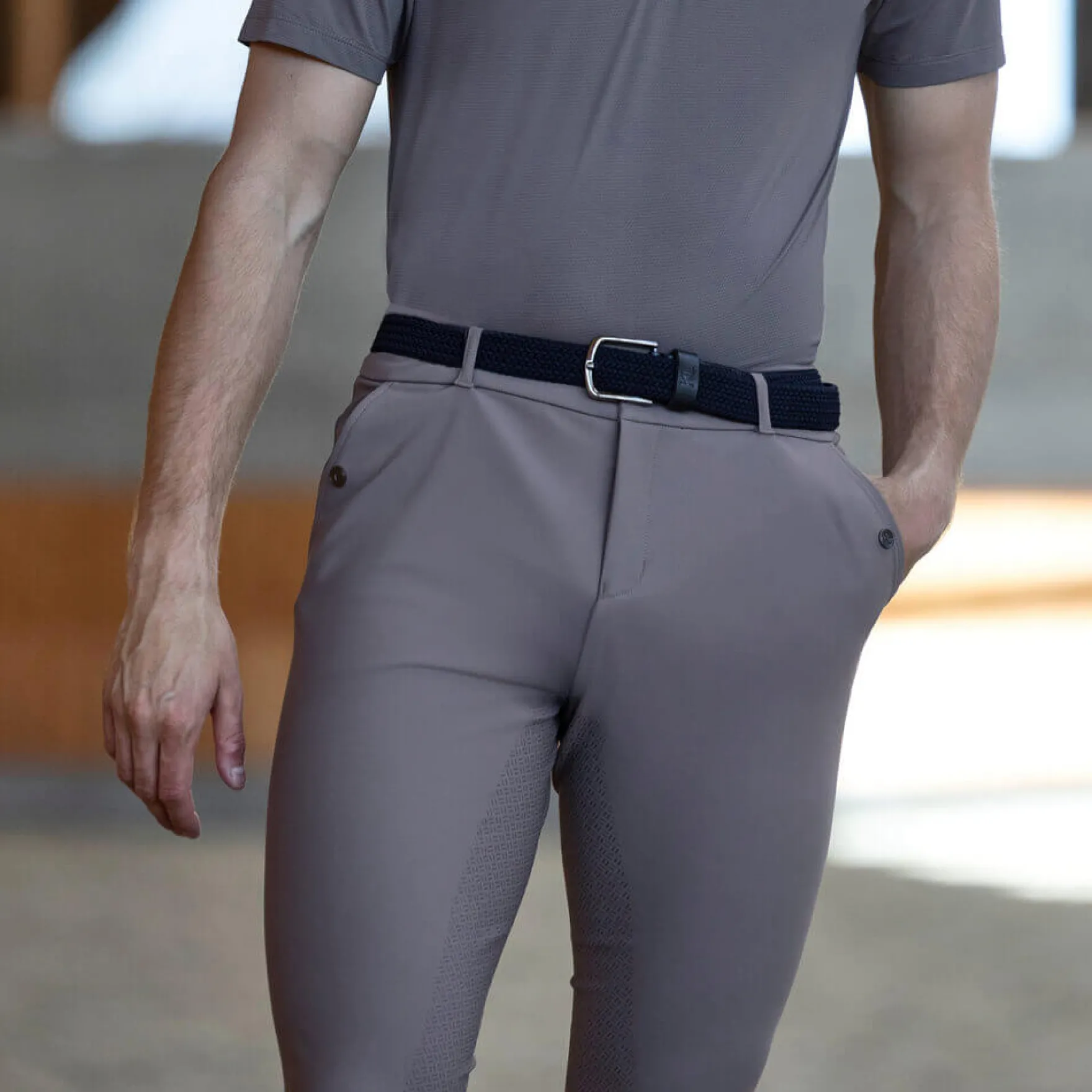 Reithose Herren KLKoa FS26 Vollbesatz, Full-Grip, Insektenschutz, UV-Schutz, nahtlos