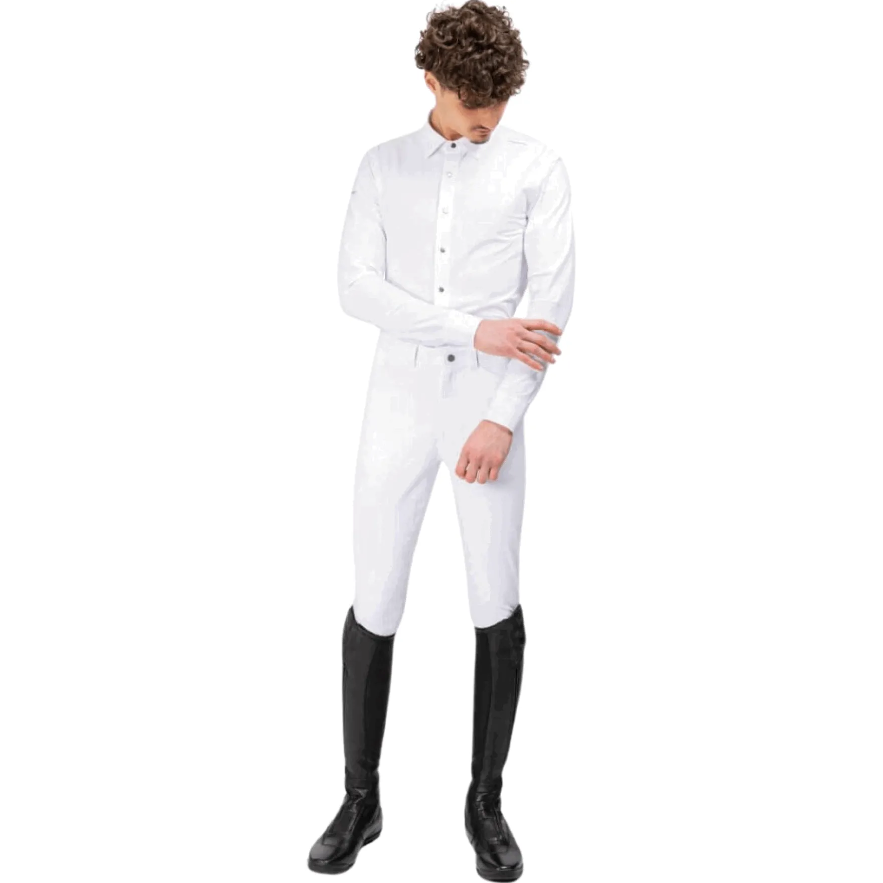 Reithose Herren Milo, Kniebesatz, Knee-Grip