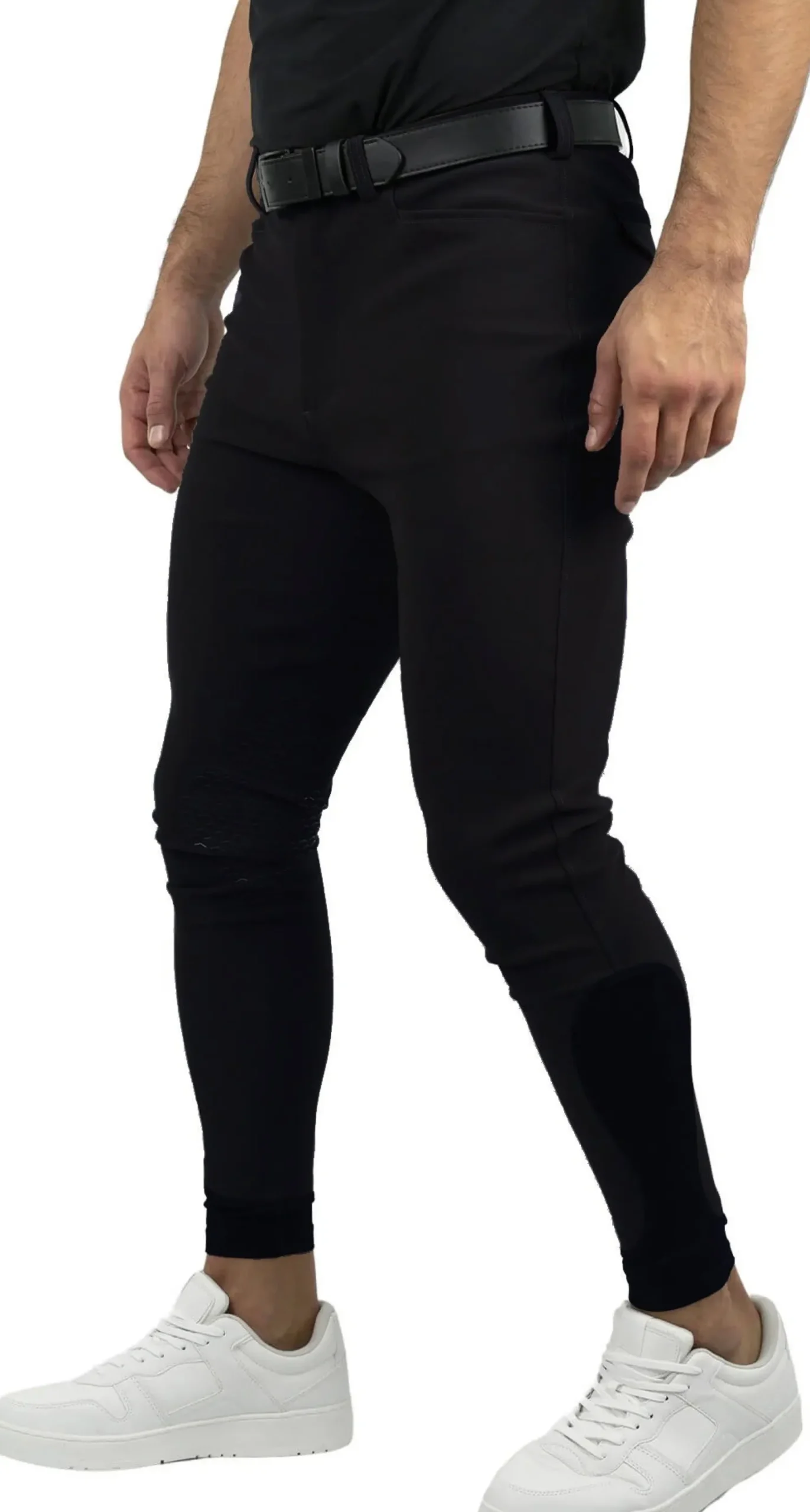 Reithose Herren Performance, Kniebesatz, Knee-Grip