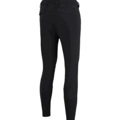 Reithose Herren Rossini FlexTec Leather, Vollbesatz, Kunstleder-Besatz