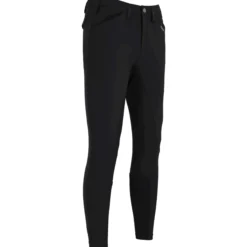 Reithose Herren Rossini FlexTec Leather, Vollbesatz, Kunstleder-Besatz
