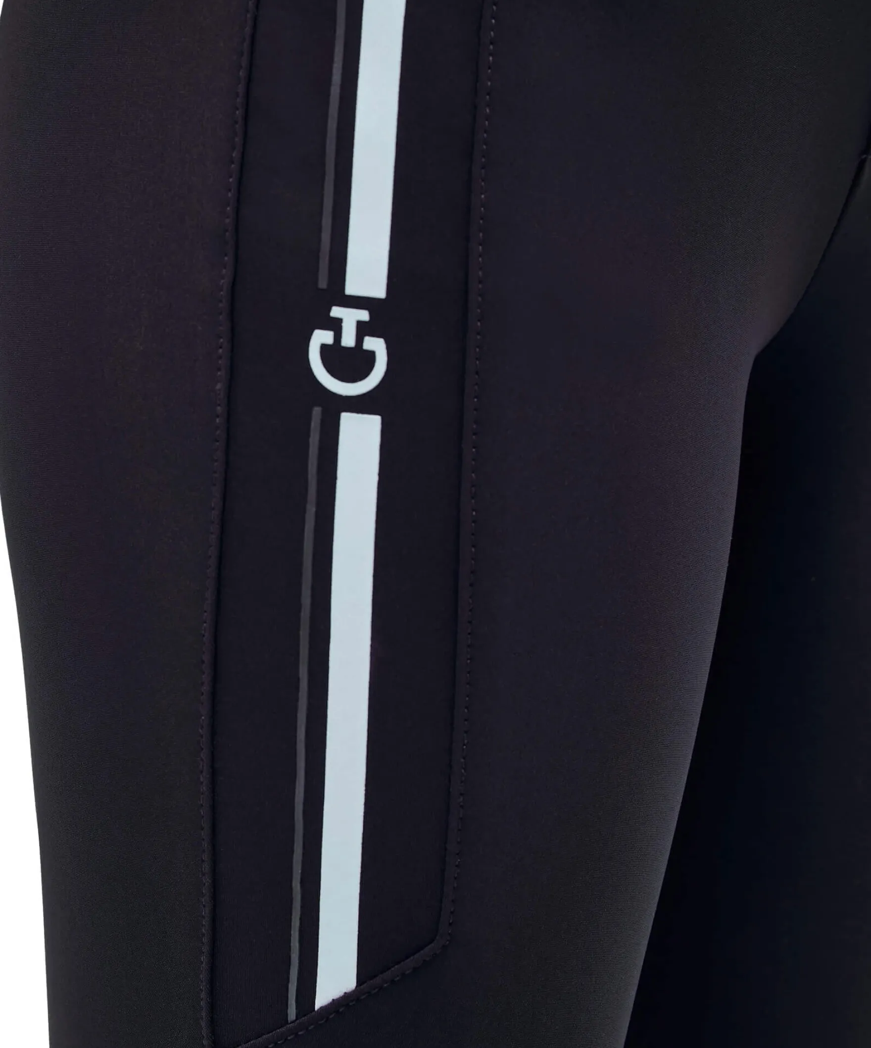 Reithose Kinder CT Orbit Print, Kniebesatz, Knee-Grip, UV-Schutz