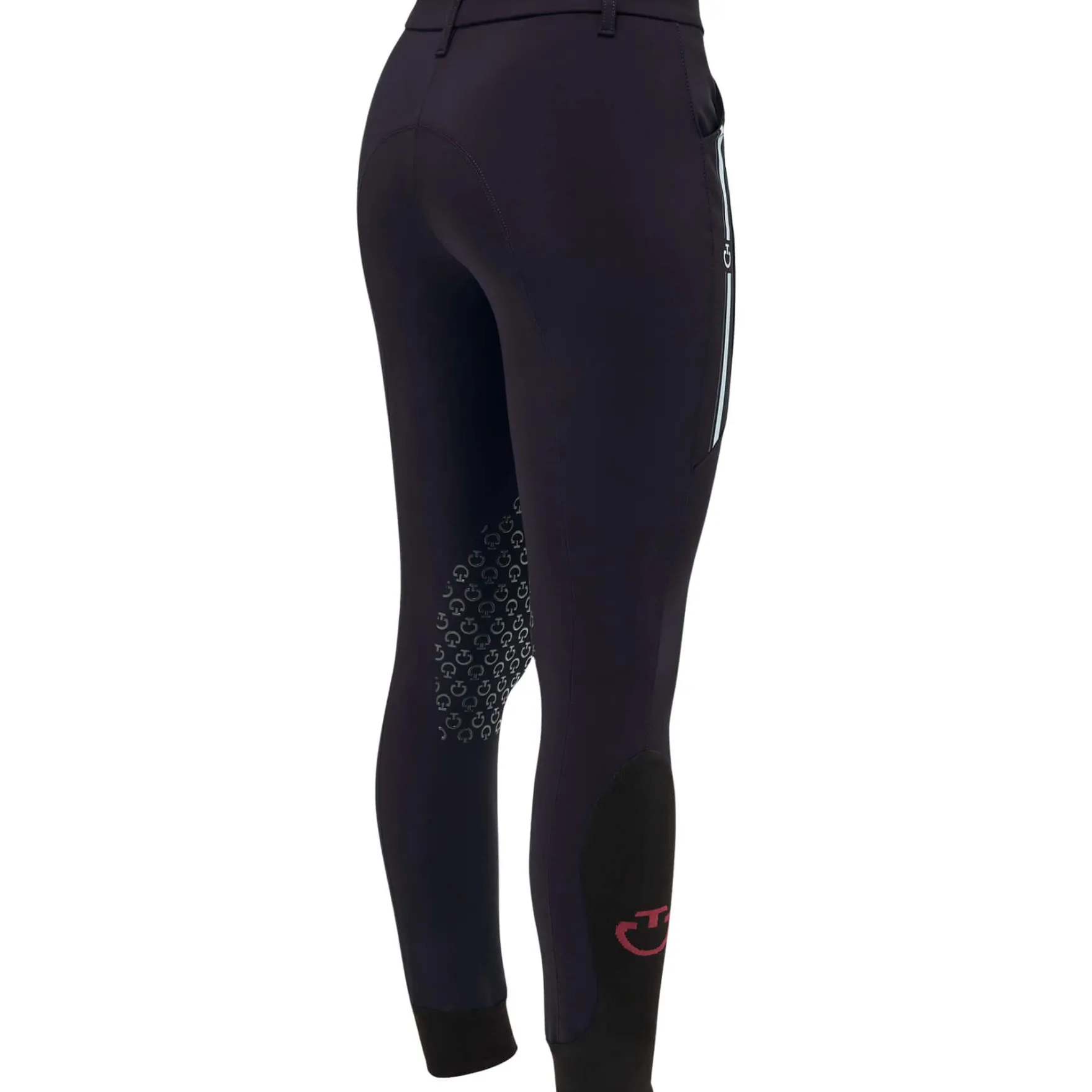 Reithose Kinder CT Orbit Print, Kniebesatz, Knee-Grip, UV-Schutz
