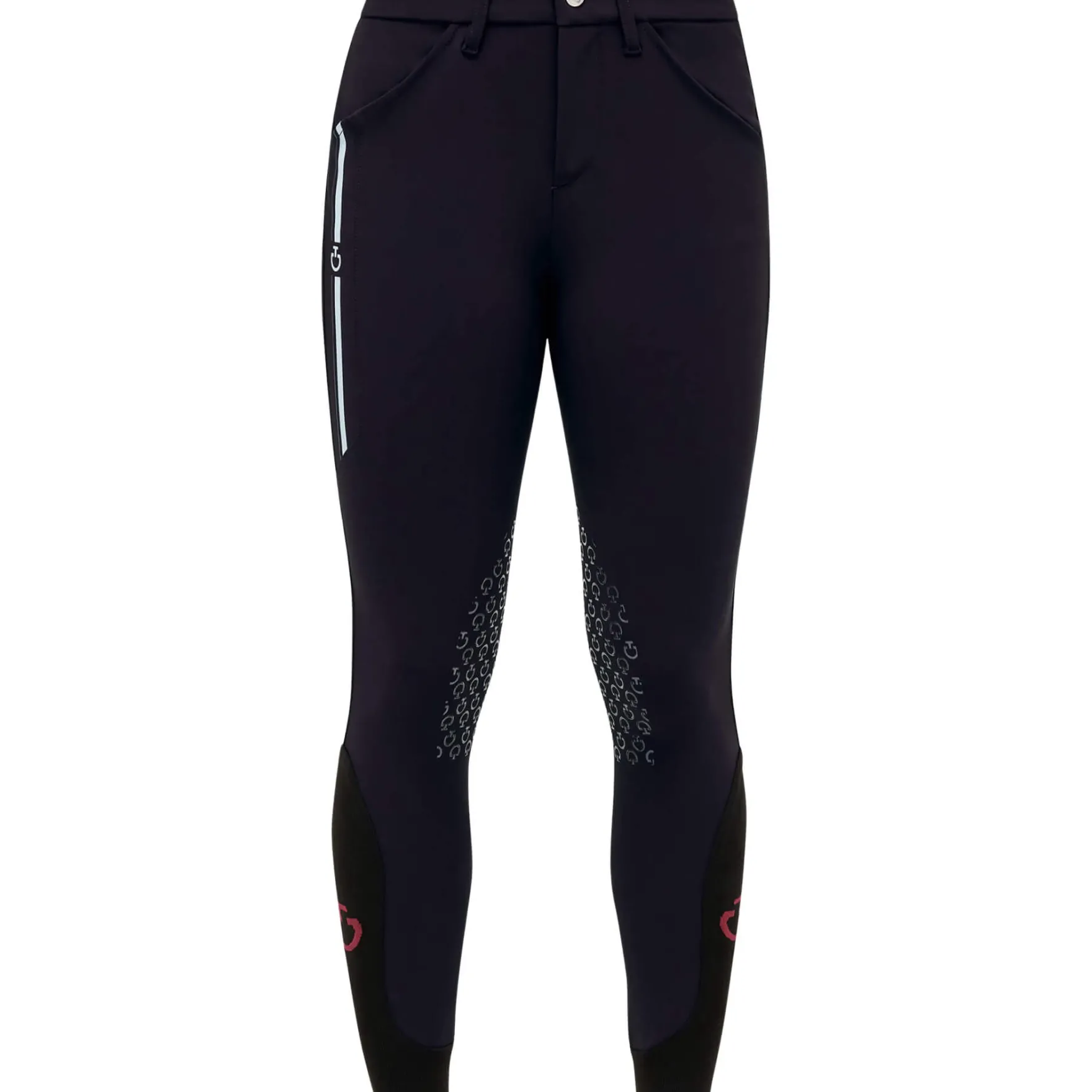 Reithose Kinder CT Orbit Print, Kniebesatz, Knee-Grip, UV-Schutz