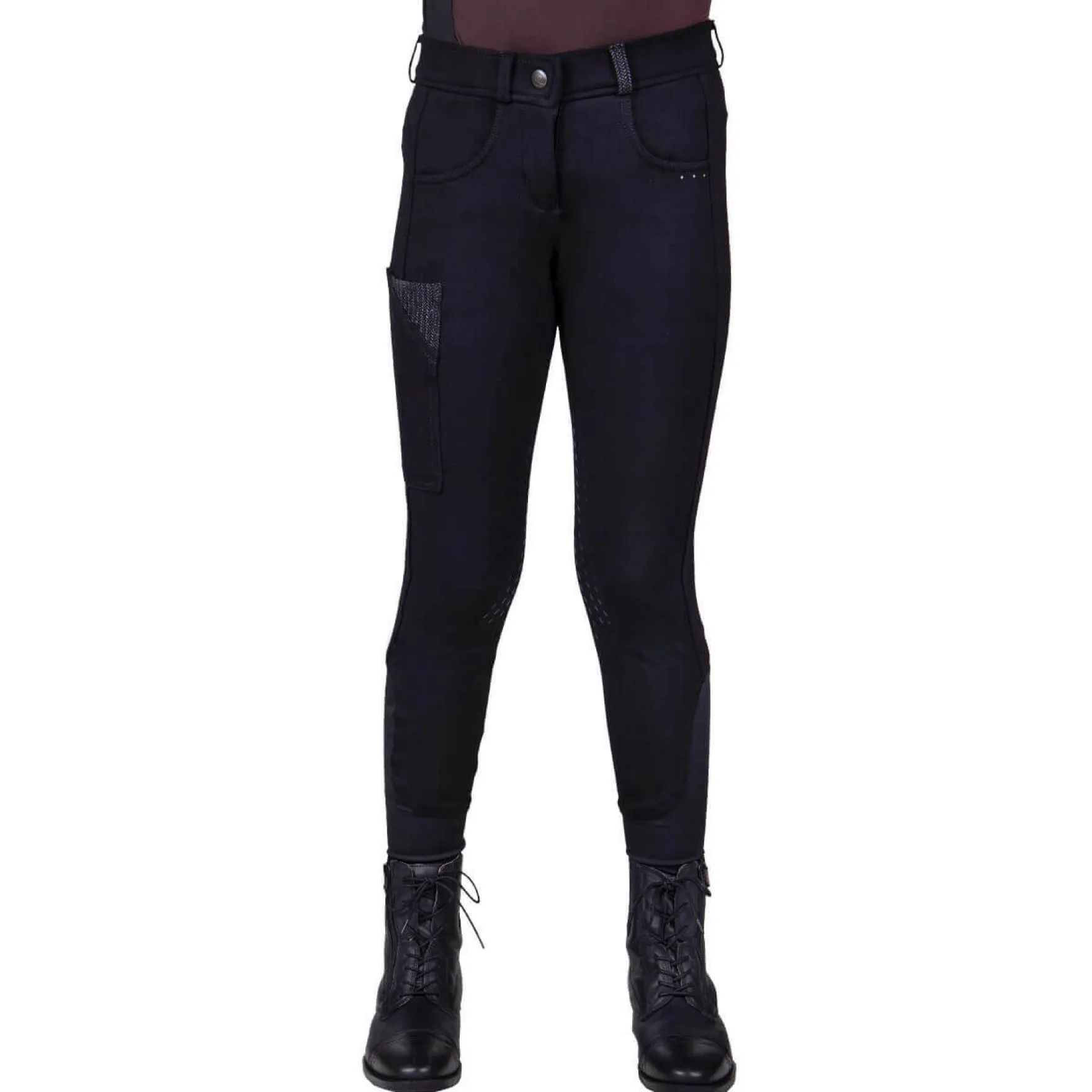 Reithose Kinder Kae, Kniebesatz, Knee-Grip