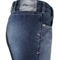 Reithose Kinder Kalotta Grip Jeans, Vollbesatz, Full-Grip