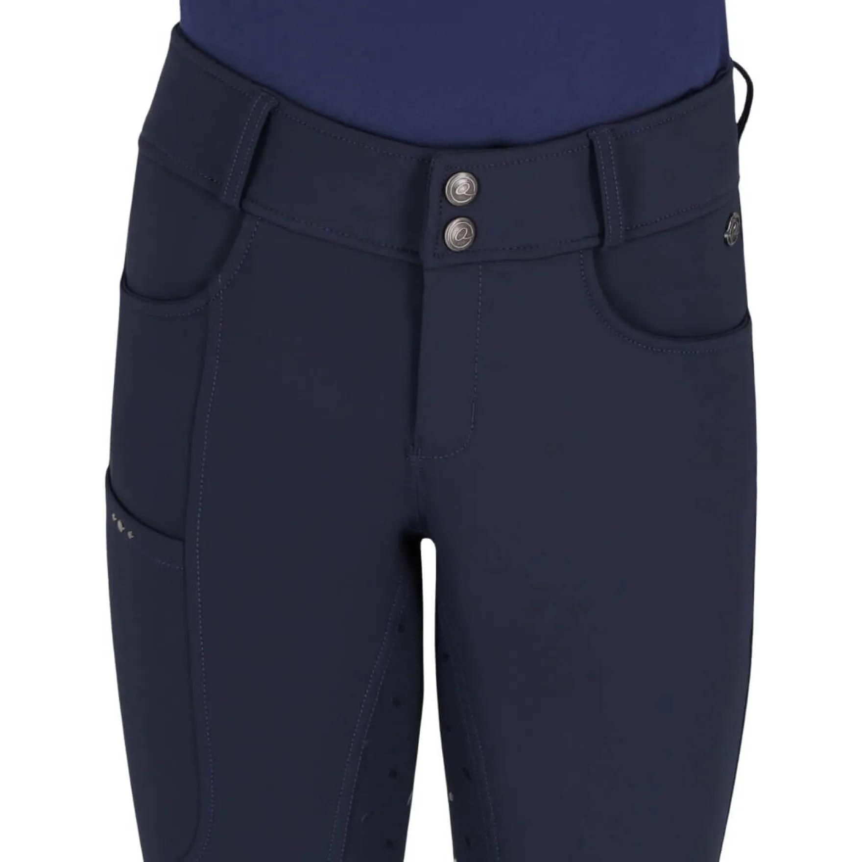 Reithose Kinder Lymee HW25, Softshellreithose, Vollbesatz, Full-Grip, High Waist