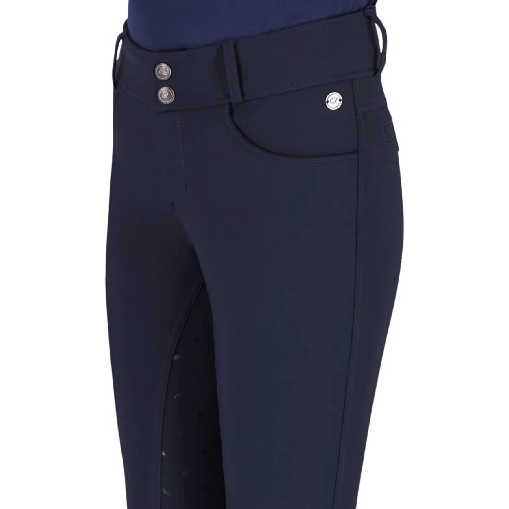 Reithose Kinder Lymee HW25, Softshellreithose, Vollbesatz, Full-Grip, High Waist