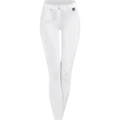 Reithose Kinder Micro Silikon, Kniebesatz, Knee-Grip