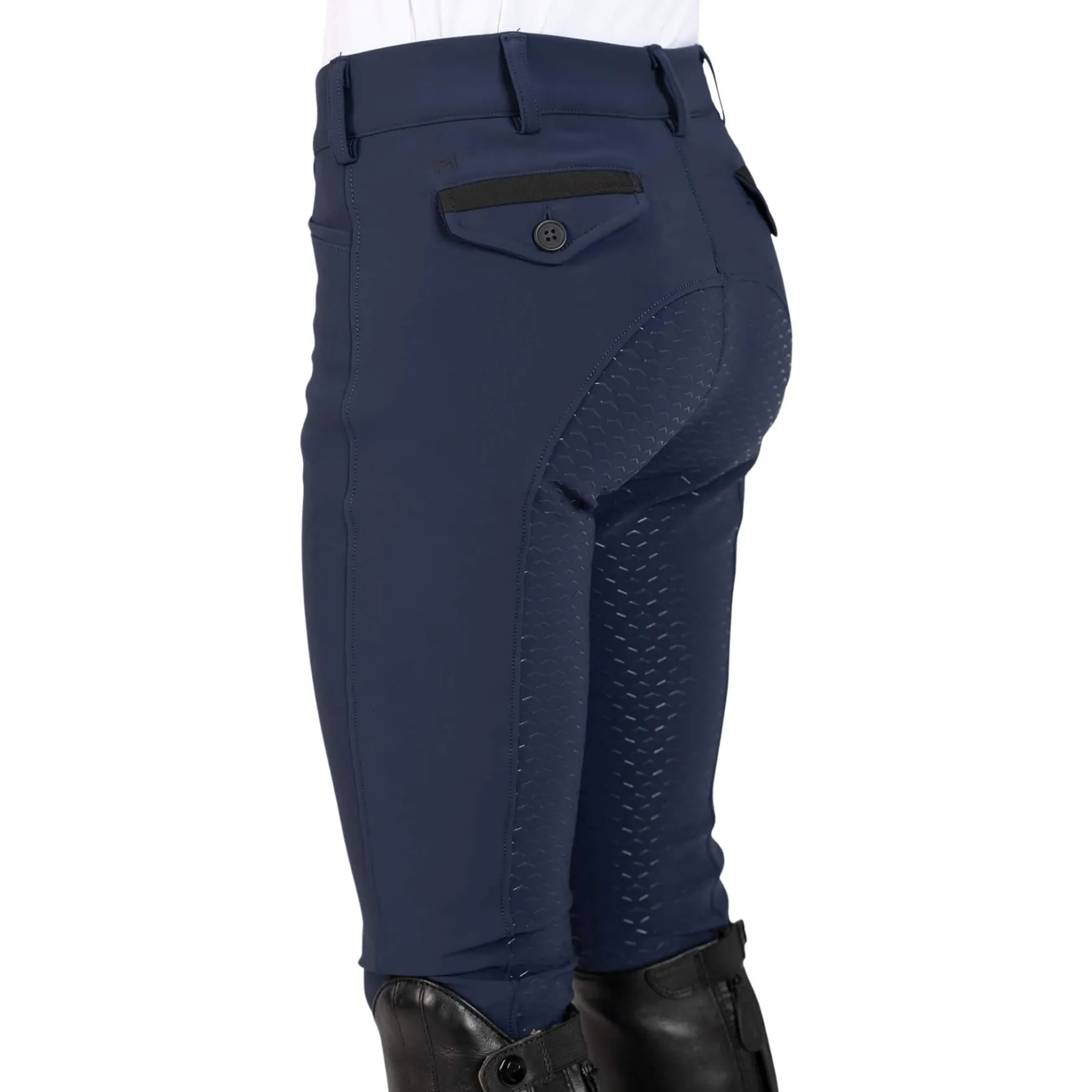 Reithose Kinder Winter Performance, Vollbesatz, Full-Grip, Winterreithose